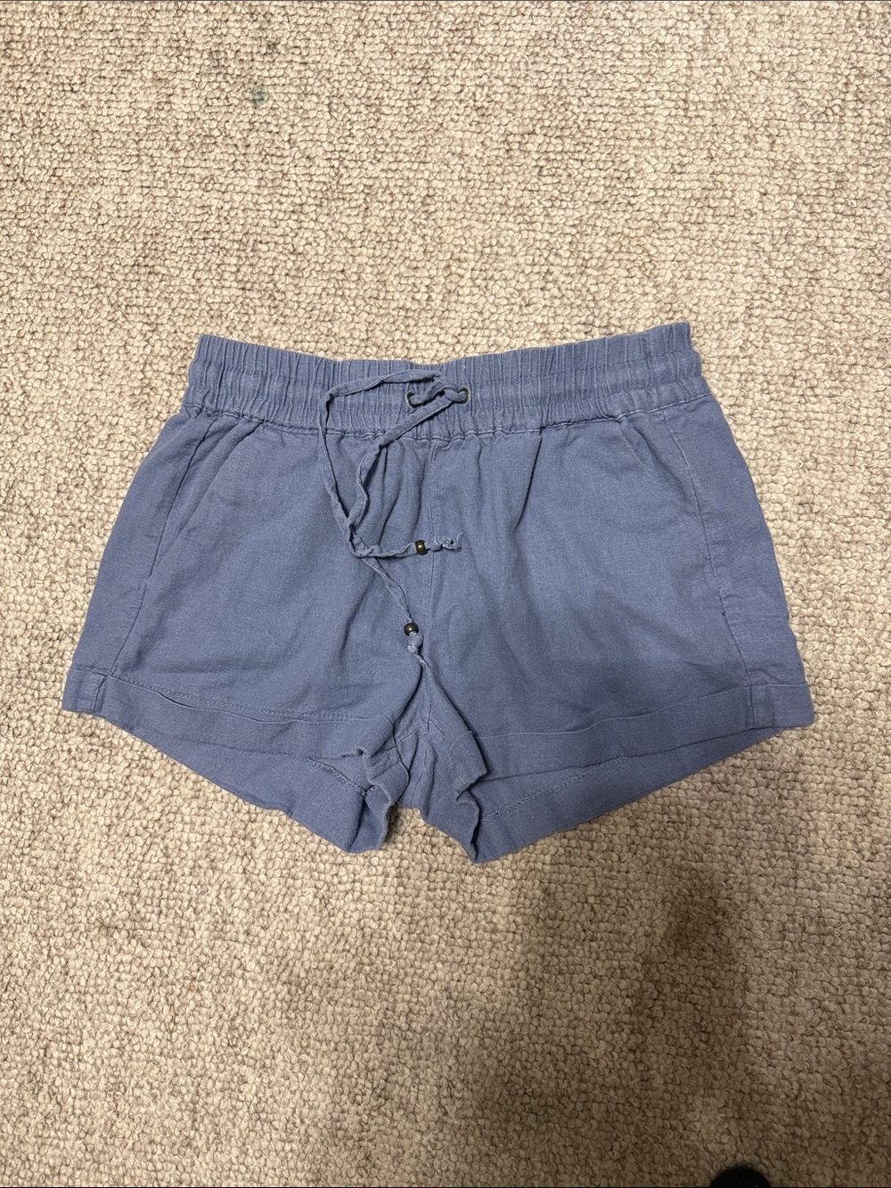 Love Tree Women's Drawstring Athletic Shorts - Dusty Blue